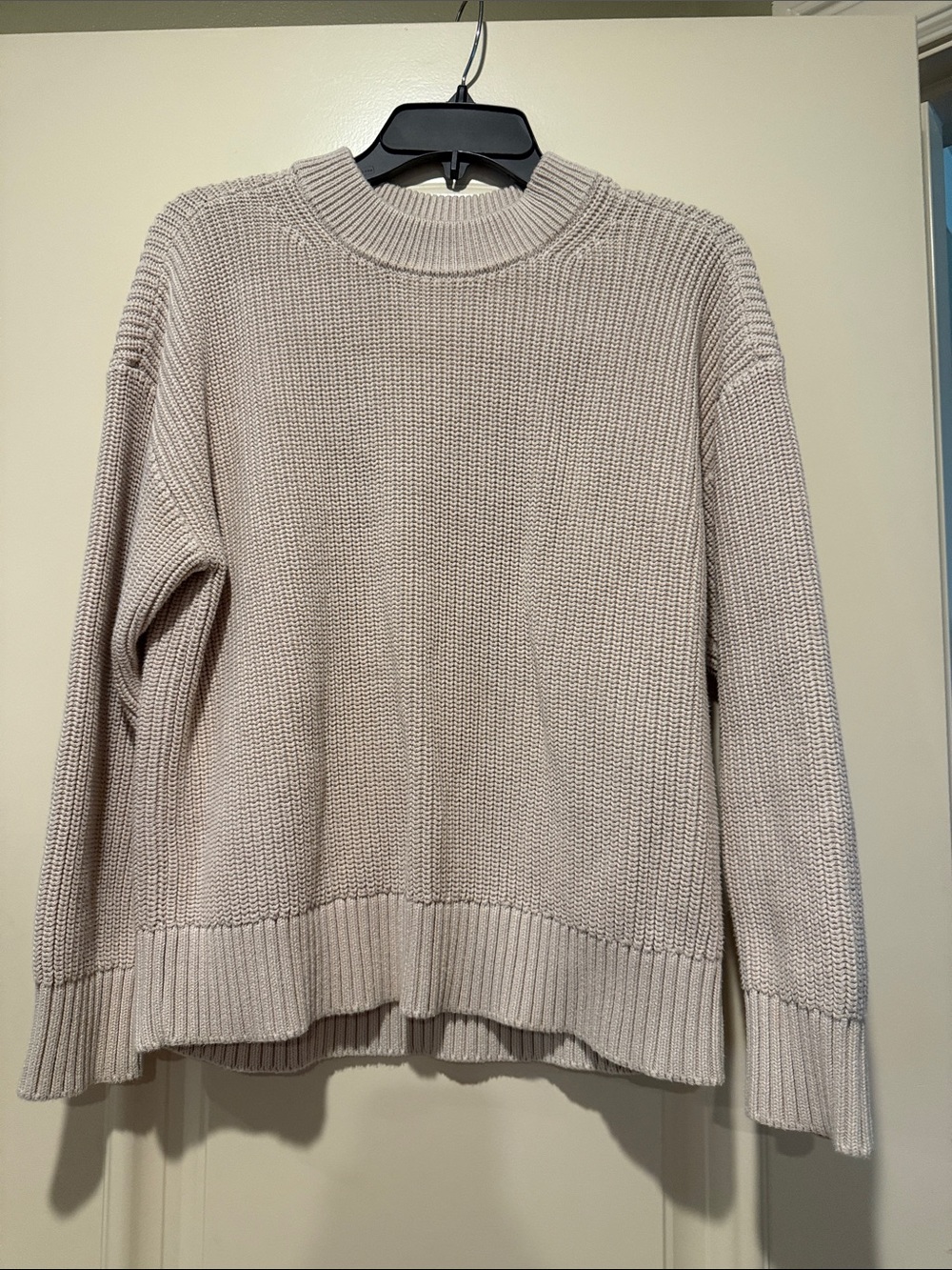 Pistola Women's Crewneck Knit Sweater in Light Beige